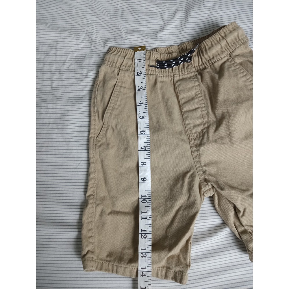 Canyon Club Flat Front Drawstring Shorts Beige Boys Sz 6 - Picture 8 of 12
